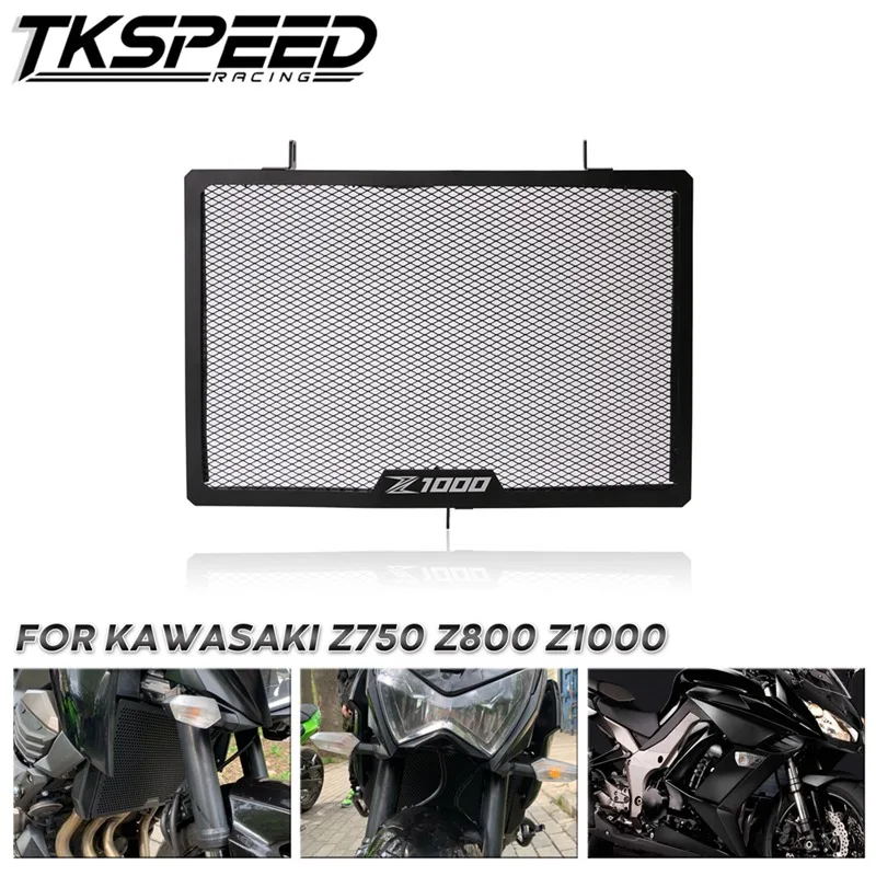 

Motorcycle Radiator Cover Shield Radiator Grill Cover Shield for KAWASAKI Z750 Z1000 2007-2016 Z800 2013 2014 2015 2016