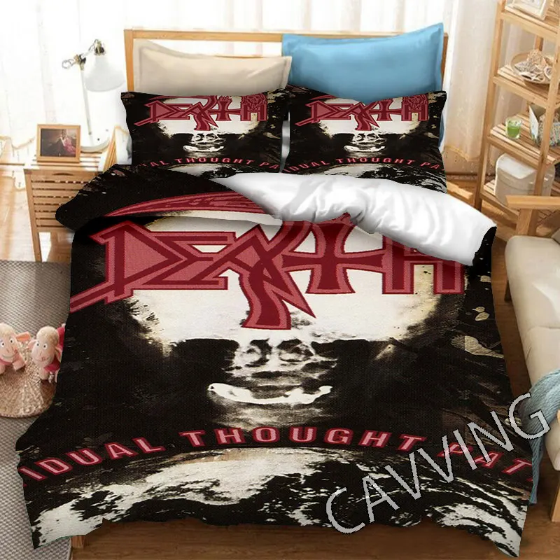 DEATH Rock 3D Printed Bedding Set Duvet Covers & Pillow Cases Comforter Bedding Set Bed Linen( US Sizes/EU Sizes/AU Sizes)