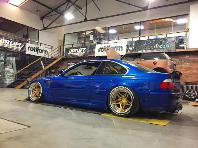 E46 M3 COUPE ROCKET BUNNY стильные обвесы переднее крыло 4 шт FRP стекловолокно