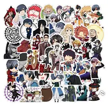 

30/50 PCS Black Cartoon Butler Stickers for Car Styling Bike Motorcycle Phone Laptop Travel Luggage Cool Funny Spoof JDM Decal