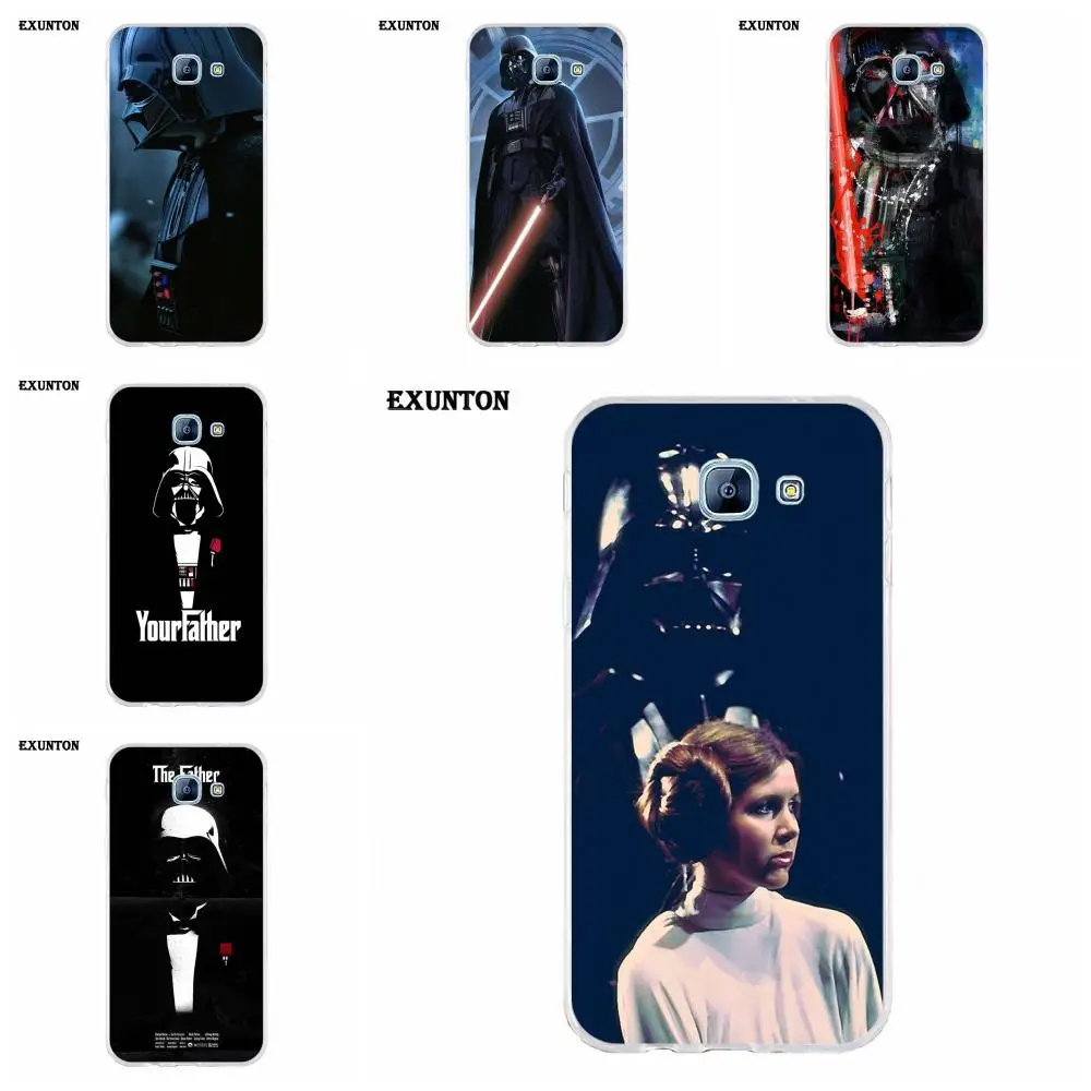 Отец Дарт Вейдер для Galaxy A3 A5 A7 A8 A9 A9S On5 On7 Plus Pro Star 2015 2016 2017 2018 TPU узор Розовый |