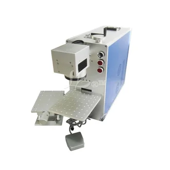 

LY FB-02 optical fiber laser marking machine 20W for metal wood pvc plastic 220V/110V rotary axis for optional