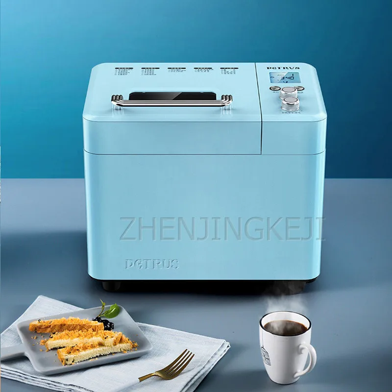 Home Automatic Bread Machine Multifunction Roast Breakfast Toast Knead Dough Spread Fruit Material Fermentation Yogurt Device