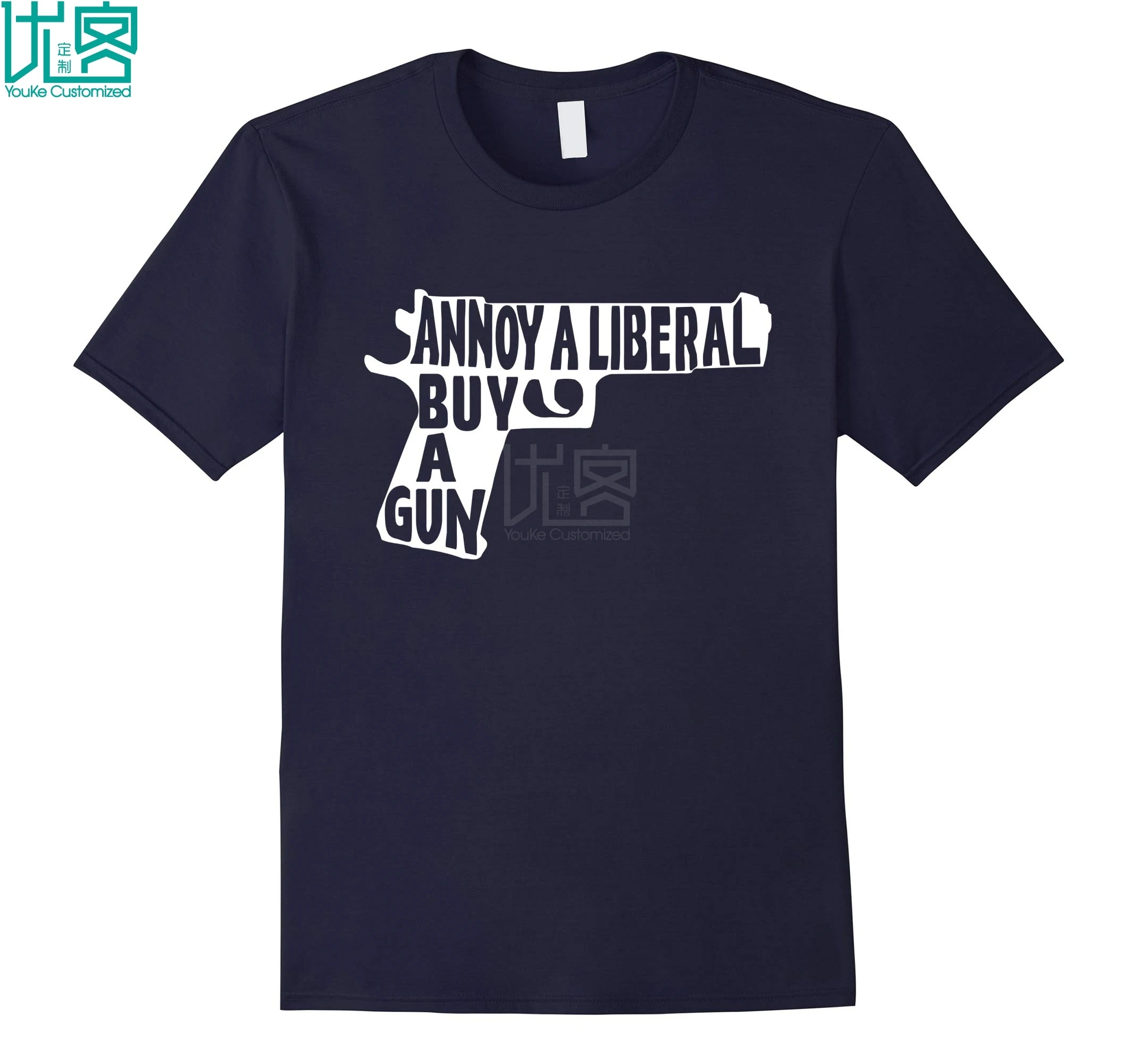 Annoy Liberal Buy Gun/футболка Потрясающие Уникальные повседневные футболки с короткими