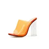 New Women Sandals PVC Jelly Crystal Heel Transparent Women Sexy Clear High Heels Summer Sandals Pumps Shoes Size 41 42 ► Photo 2/6