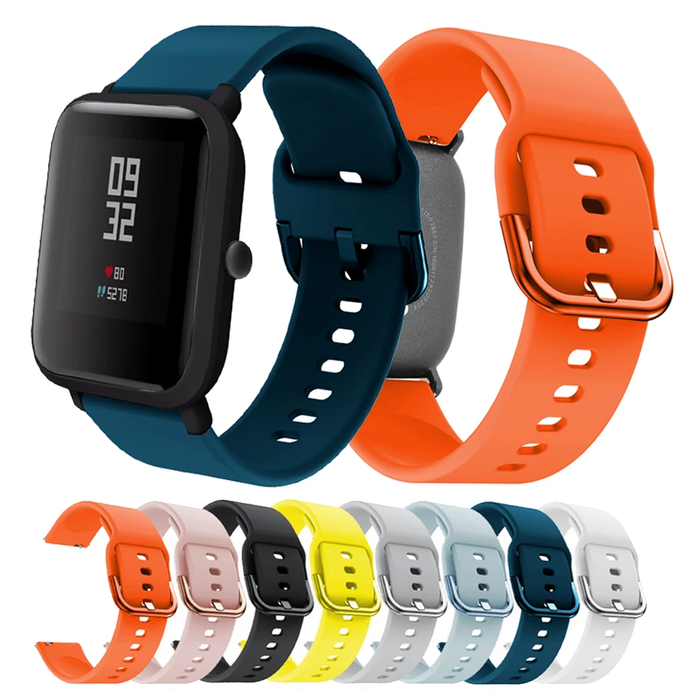 Ремешок для оригинальных часов samsung Galaxy Watch Active 2 44 мм 40 мм спортивные силиконовые умные браслеты для Galaxy Watch 42 мм ремешок