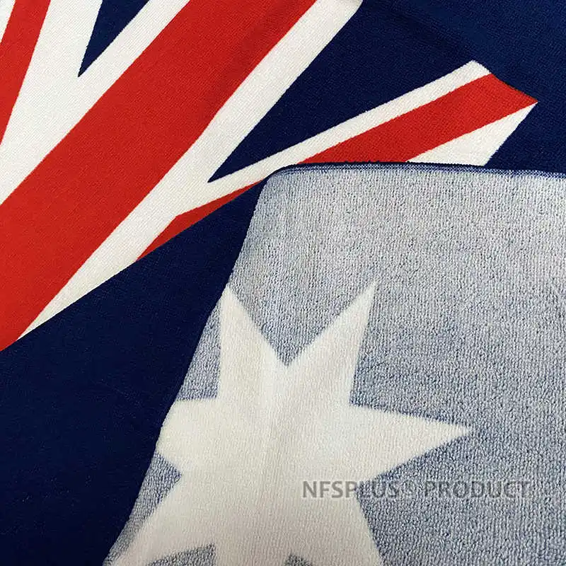 Australia Flag Beach Towel 70x140cm Microfiber Quick Dry Absorbent Bath Towel For Adults Travel Sport Swim Towels Washcloth