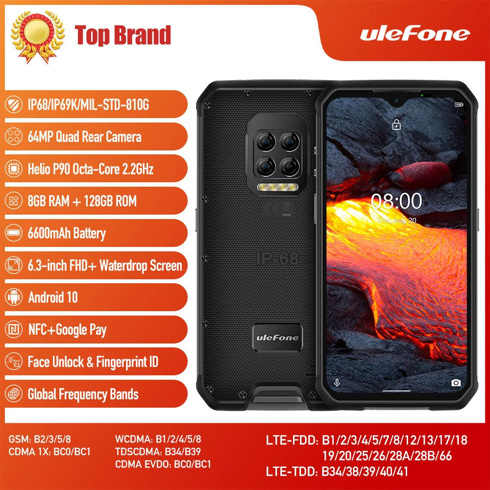 Ulefone Armor 9E Helio P90 Octa-Core 8GB+128GB