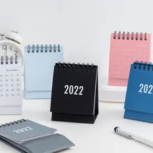 Calendrier de bureau couleur Morandi 2022 jours, planificateur quotidien, hebdomadaire, liste de choses à faire, organisateur, fournitures de bureau, 365
