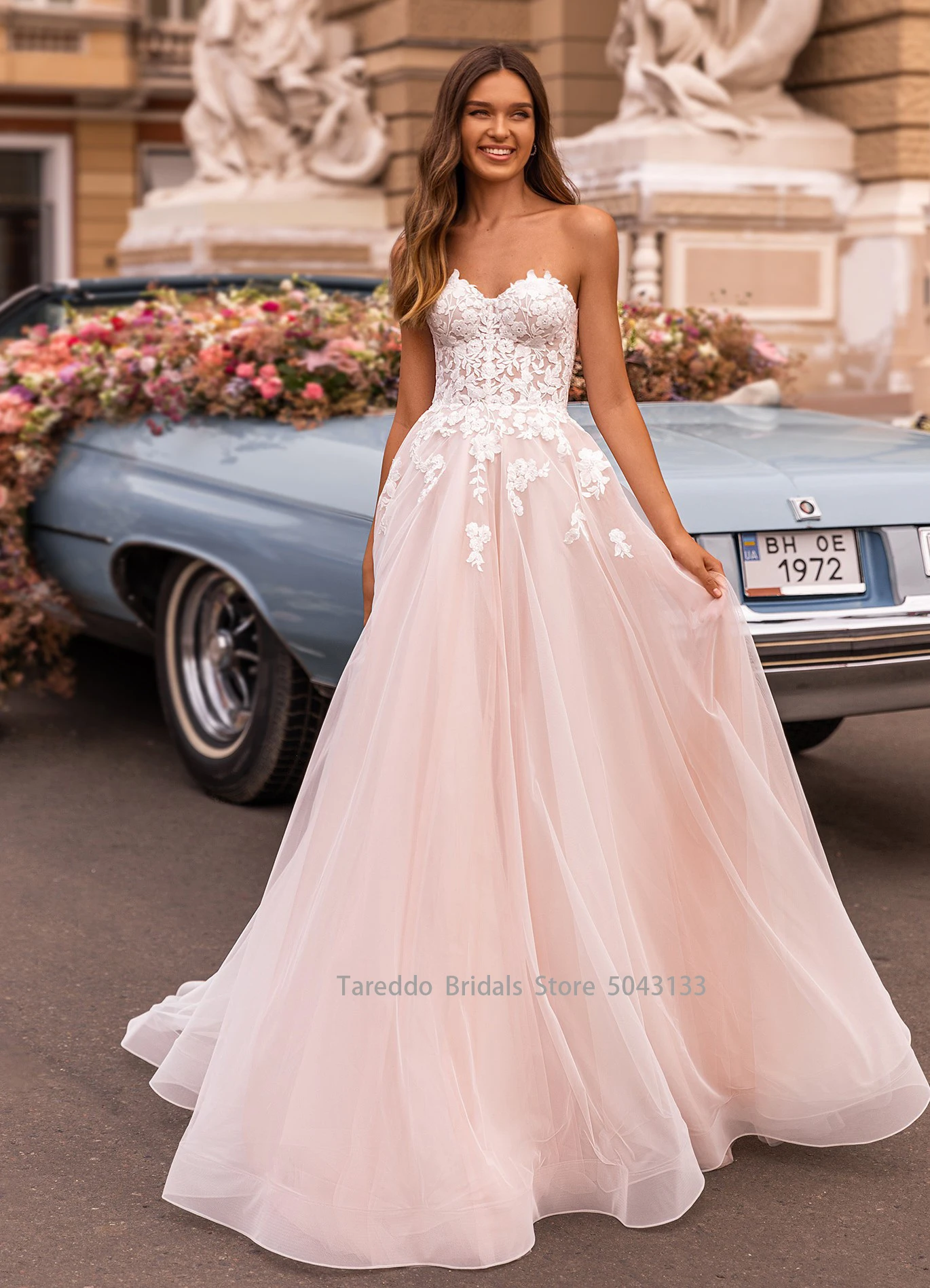 Sheer Corset Wedding Dresses