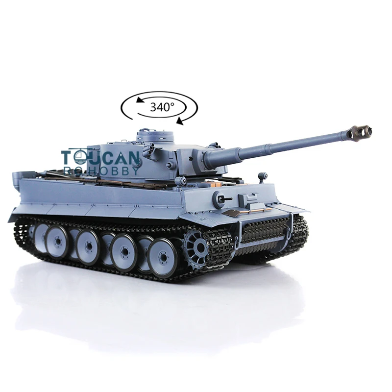US Stock Henglong 1/16 Scale 7.0 Plastic Ver German Tiger I 3818 RC Tank Model 