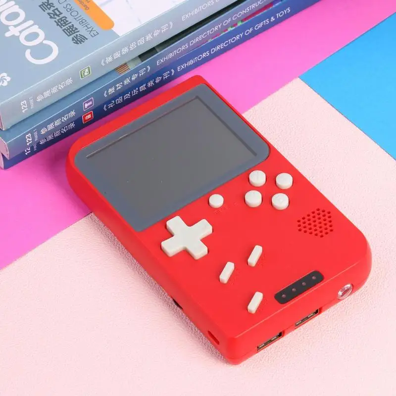 PB03 Mini Handheld Retro Video Game Console 8 Bit Pocket Game Player Built-in 400 Classic Games Gift for Child Nostalgic Player