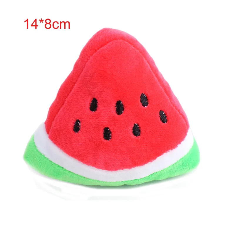 Watermelon Pawstrip 1 шт. плюшевые игрушечные собаки пищевая кость мороженое морковь щенок жевательная игрушка интерактивные игрушки для кошек собачка, звук, игрушка для маленьких собак - Цвет: Watermelon