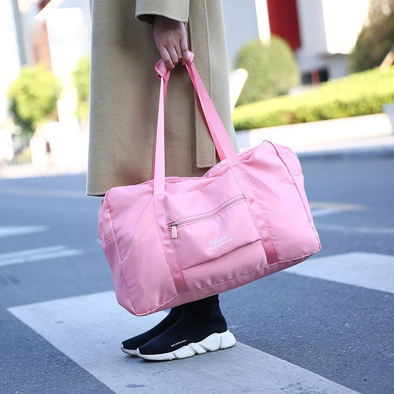 Женская большая багажная сумка, дорожная водоотталкивающая складная сумка, выходные складные сумки, оранжевые дорожные сумки, Bolsa XA309WB