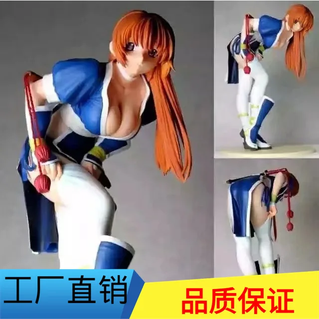 

Excellent Man Anime Garage Kit maxfactory And Death Struggle Dead Or Alive Bacha-Black Xia-Blue