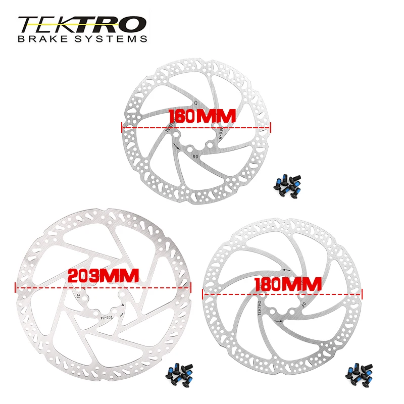 TEKTRO HD M285 유압 디스크 브레이크 MTB 자전거 앞/뒤 브레이크 800/1500mm 160/180/203mm 로터 산악 자전거 브레이크 부품