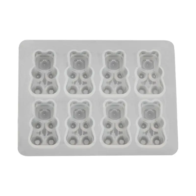 

Cute Bear Sugar Silicone Mould Crystal Resin Epoxy Mold Jewelry Pendant Crafts U4LF