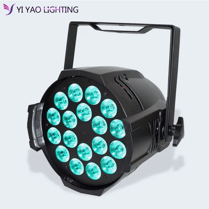 Aleacion Aluminio 18x12 W RGBW 4in1 LED Par Can Dj Par64 Spotlight Proyector Wash