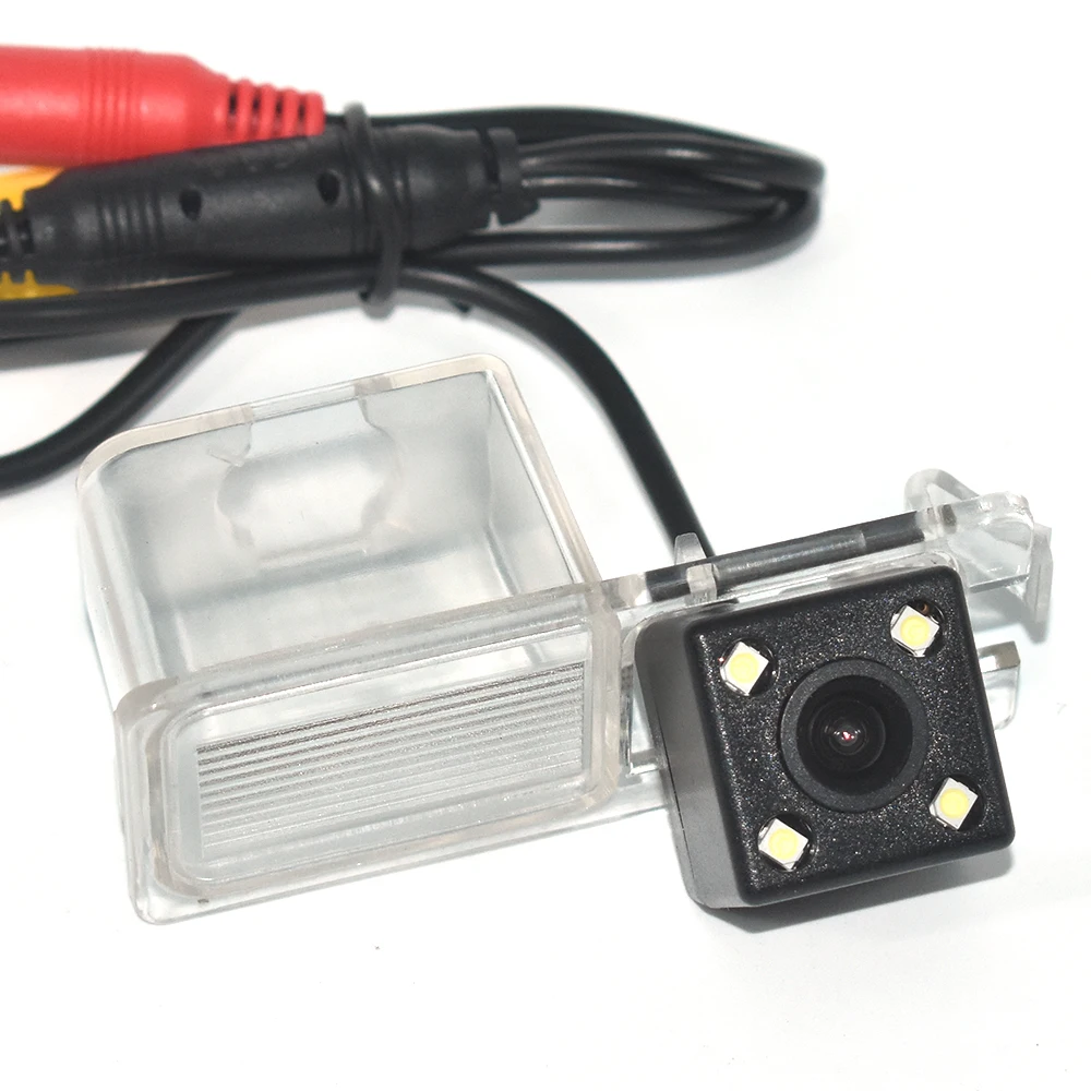 ZJCGO HD CCD камера заднего вида для парковки ночного видения для Ford Edge Escape для Mazda Tribute Mercury Mariner - Название цвета: 4-LED