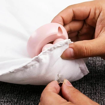 

12pcs/set Useful Non-Slip Duvet Quilt Clips Blanket Holder Fastener Quilt Comforter Gripper Clamp Button Holder Quilt Fixer 2020
