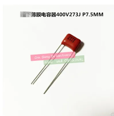 1000PCS 2A273J 100V 0.027uF 27nF 5/% Polyester Film Capacitor.