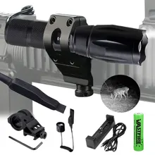 A100 Портативный Mini 7 Вт 940nm светодиодный вспышка светильник светодиодный тактический вспышки светильник карманный фонарь светильник ночного видения охотничья лампа для 18650