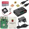 Raspberry Pi 3 modèle B + (B Plus) ou Raspberry Pi 3 modèle B + boîtier ABS + ventilateur + carte SD + dissipateur de chaleur + adaptateur secteur + câble HDMI ► Photo 3/6