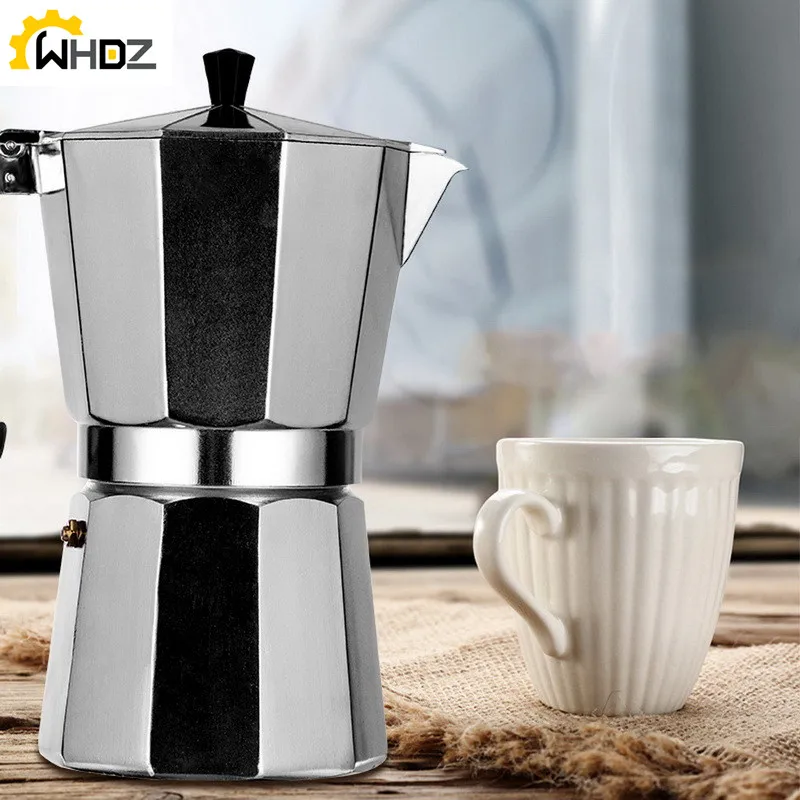 Алюминиевая Кофеварка прочная Moka Cafeteira Expresso Percolator Pot практичный Coffee 50/100/150/300/450/600