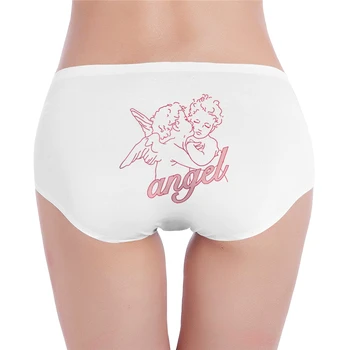 

Angel Aesthetic Kawaii Cute Print Ladies low waist underwear