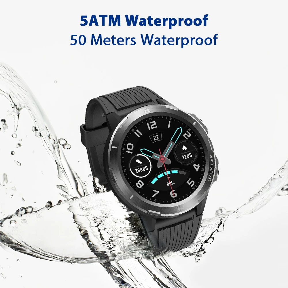 Умные часы UMIDIGI Uwatch GT, 5 АТМ, водонепроницаемые, на весь день, отслеживание пульса, активности, сна, монитор, ультра-длинный Battrey, Android iOS