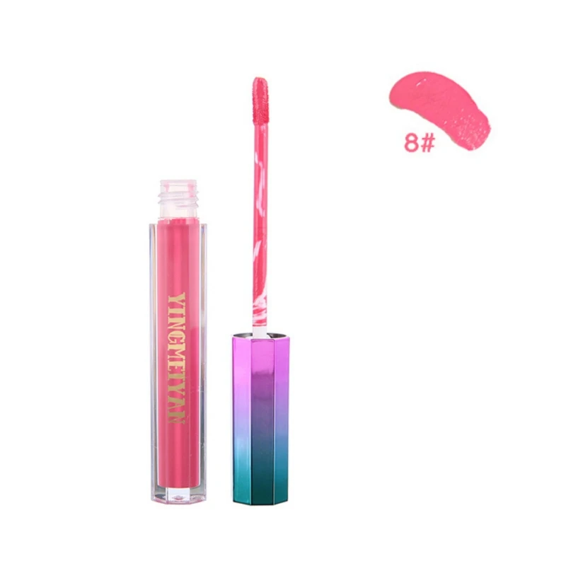 Светло-серый 1 Pcs Matte Lip Gloss Maquiagem Liquid Lipstick Women Make up Cosmetics Lip Batom Beauty Maquiagem Lips Makeup - Цвет: Светло-серый