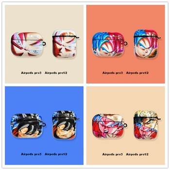 

Luxury Cartoon Dragonball For Apple AirPods 2&1 Pro Charging Soft TPU glossy Cover Wireless Bluetooth Earphone Case