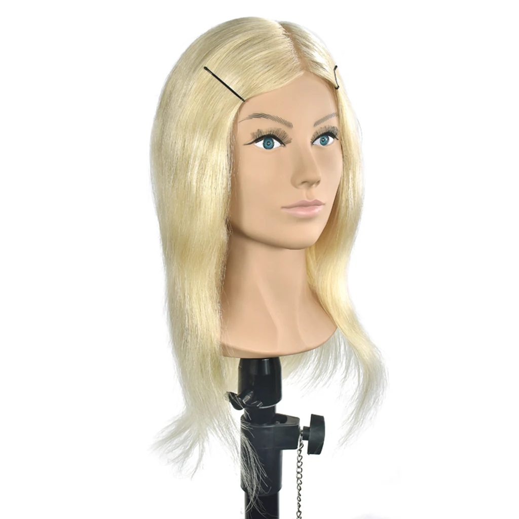 17'' Training Practice Hat Display Makeup Cosmetology Mannequin Makeup Doll Head