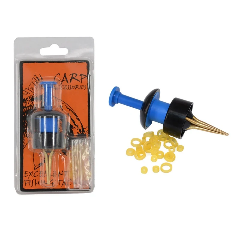 

Portable Fishing Baits Copper Clip Professional Lightweight Fishing Lures Earthworm Bloodworm Clip Quick Tying Helper With Rubbe