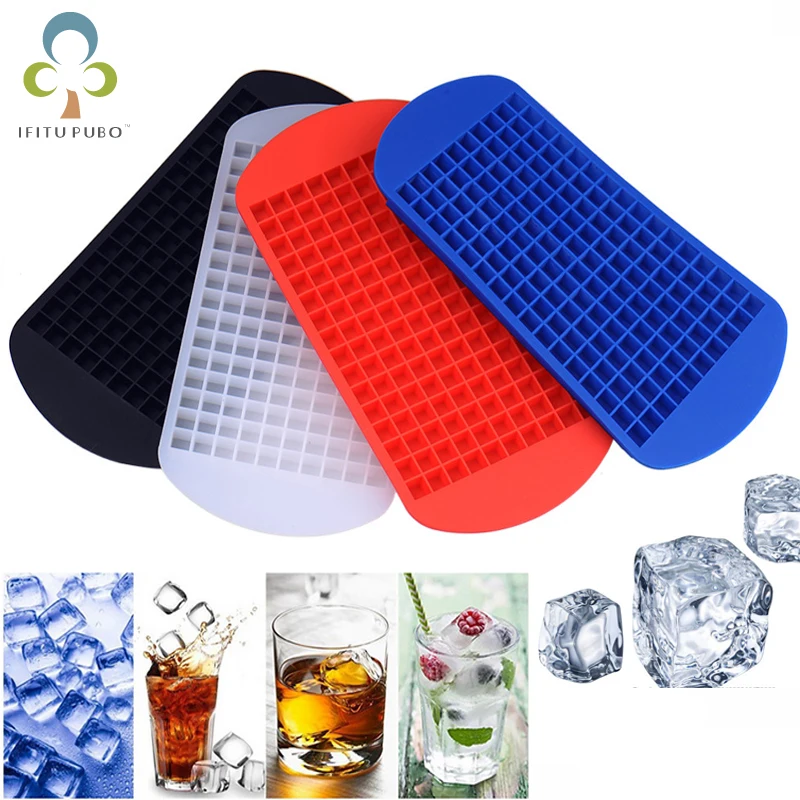 160 Grids Silicone Ice Cubes Frozen Mini Food Grade DIY Tray Fruit Maker Bar Party Pudding Tool Kitchen Accessories ZXH | Дом и сад