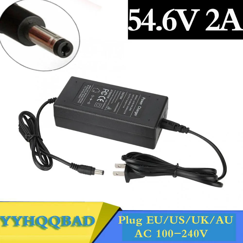 2A Charger Lithium-Ebike-Battery Socket/connector Li-Ion for 48V DC 13S