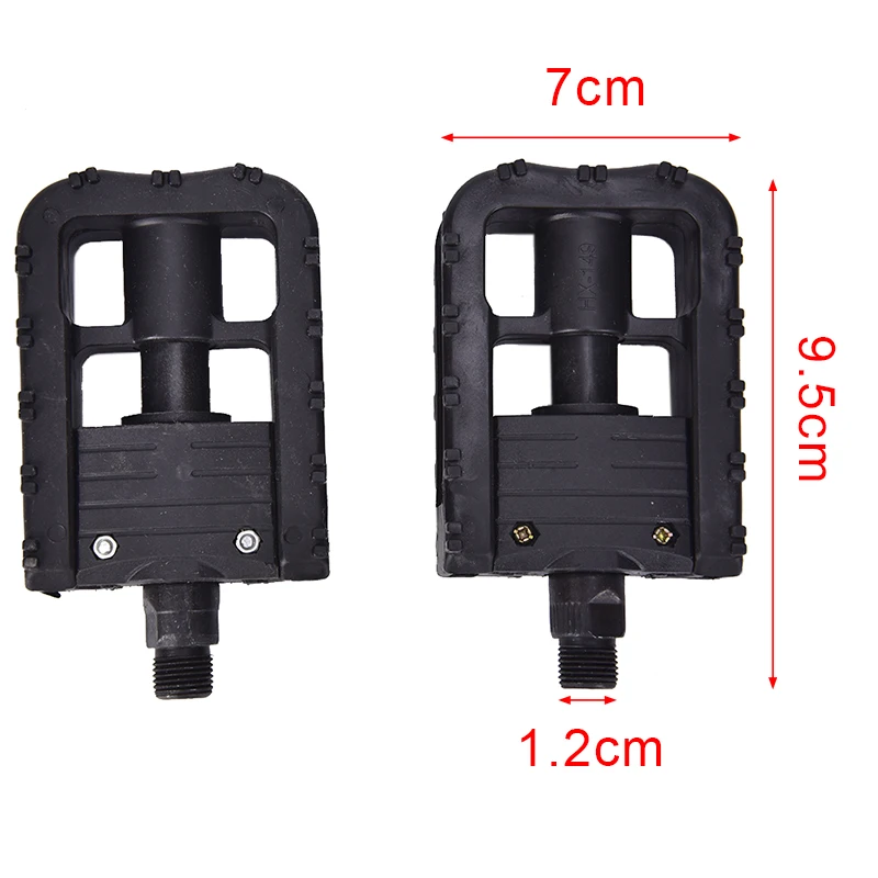 2pcs Folding Pedal In Black For Bike Bicycle Cycling Folding Bicycle Pedals MTB Mountain Bike Pedal Anti-Slip Bicycle Parts