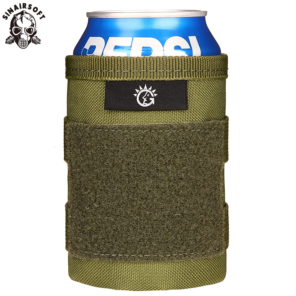 Tactical Army Sports Bag Beer Taschen Bottle Cover Military Mini Miniature Molle Personal Drink Set Outdoor Camping Hunting Bags | Спорт и