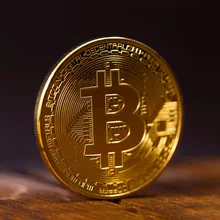 Битовая Золотая монета btcbitcoin коллекция брелок для ключей Настройка Мужская подвеска со шнурком творческие подарки