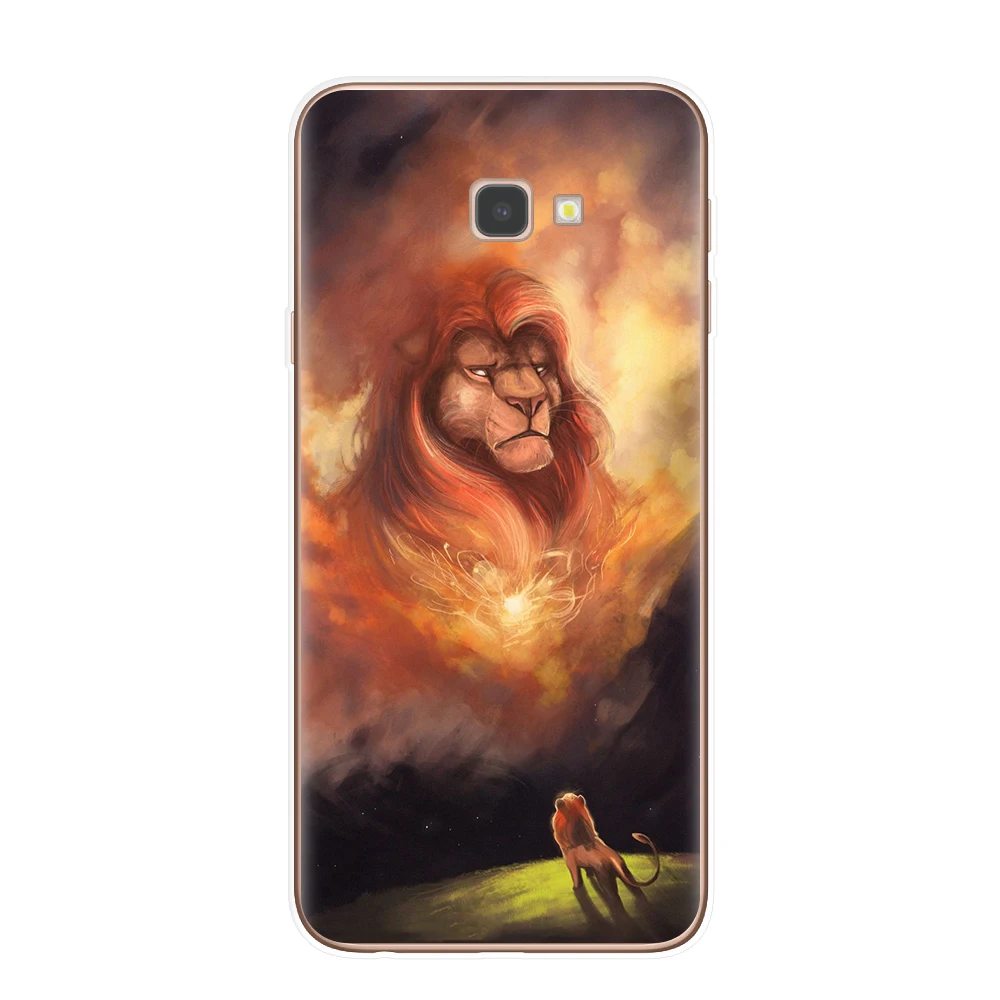 Роскошный чехол для телефона Lion King nala simba timon для samsung J3 J5 J7 J4 J6 Plus Note 8 9 10 Pro Coque Fundas