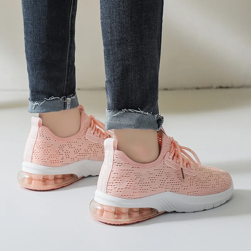 2020 Fashion zoom air mesh sock shoes womens sneakers off white summer pink red speed trainer tenis feminino flats black slip on | Обувь