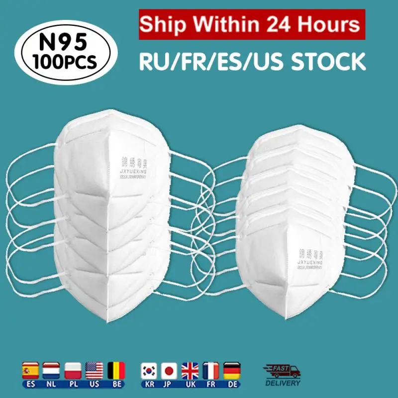 

KN95 Mask N95 Face Mask Disposable Mask Reusable Mouth Masks Non Woven PM2.5 Anti Dust Masks N95 protection level