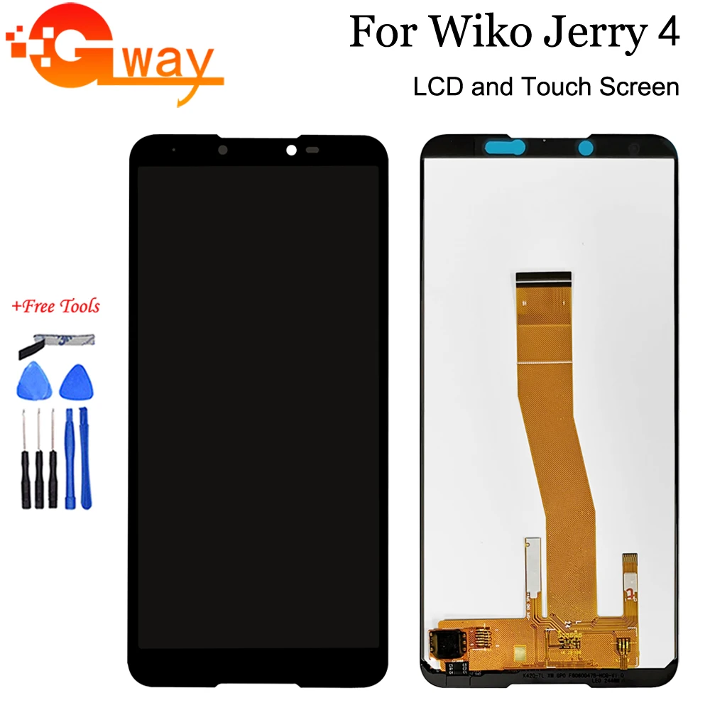 Черный для 5 99 &quotWiko Jerry 4 ЖК-дисплей и сенсорный экран в сборе Полный ЖК-экран Wiko