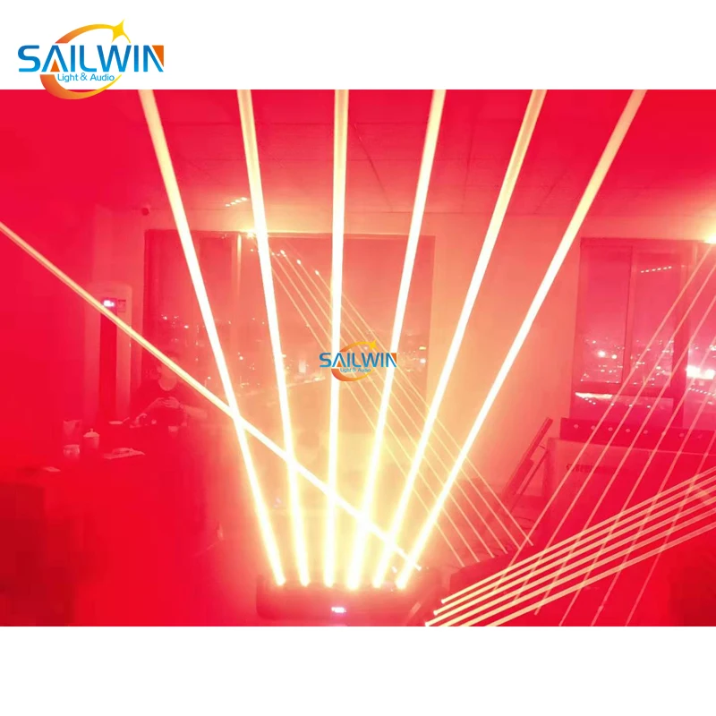Sailwin 500MW RGB Moving Head Laser Light DJ Laser Beam Effect Linear LED Bar Wall Light For Wedding Party