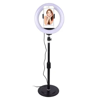 

Professionele Phtography Licht Dimbare LED Studio Camera Ring Licht Foto Telefoon Video Lamp Selfie Mount