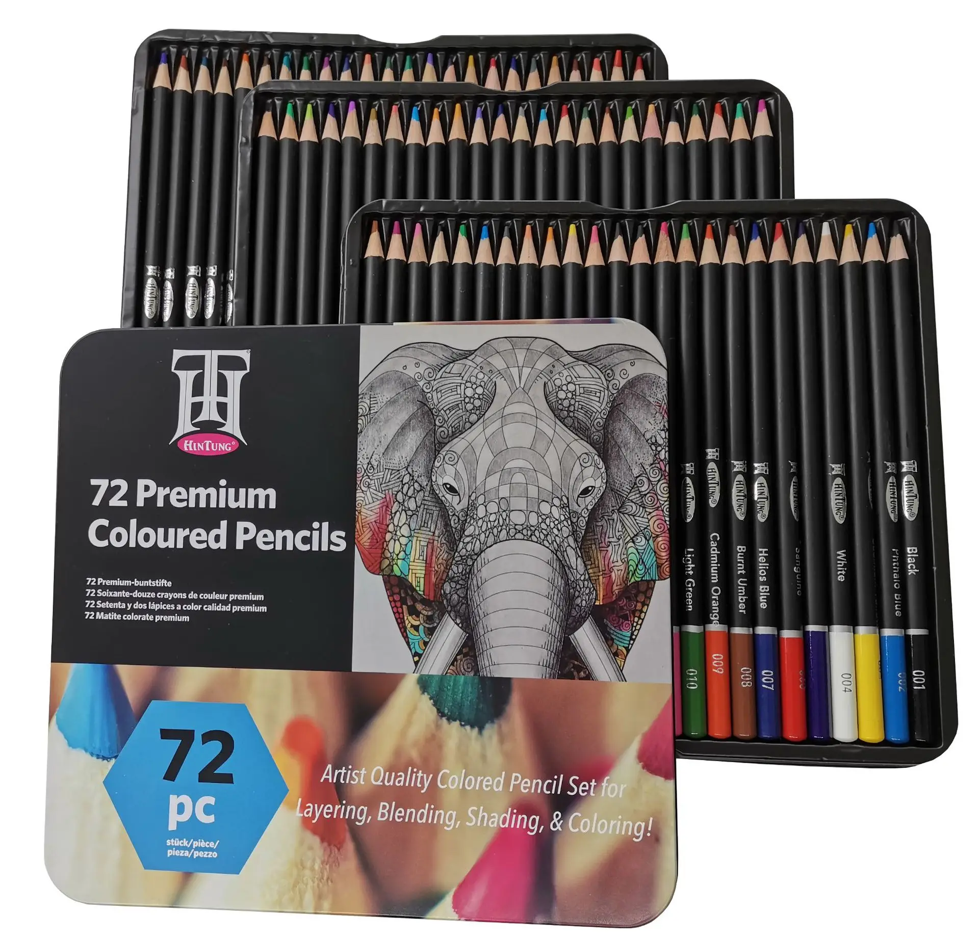 

72 Colors Pencils Professional Pencil Set Artist Painting Art Supplies Color Glitter Sketch Drawing Colored Prismacolor Pen