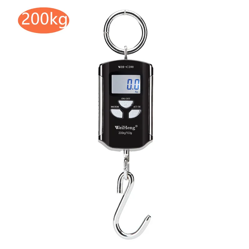 E 200kg Крановые весы весом 300 кг 150 кг/50 г 200 кг/100 г 500 кг/100 г сверхмощный подвесной крюк весы портативные цифровые из нержавеющей стали Скидка 40 - Цвет: E 200kg