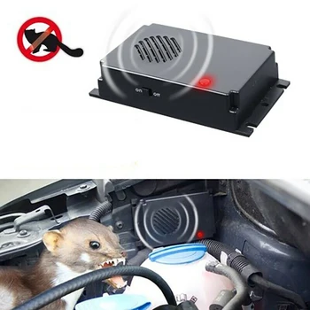 

Ultrasound Safe And Efficient Pest Repeller marten 12V Prevent Marten Shock For Car Cars Engine Compartment Mice Defense