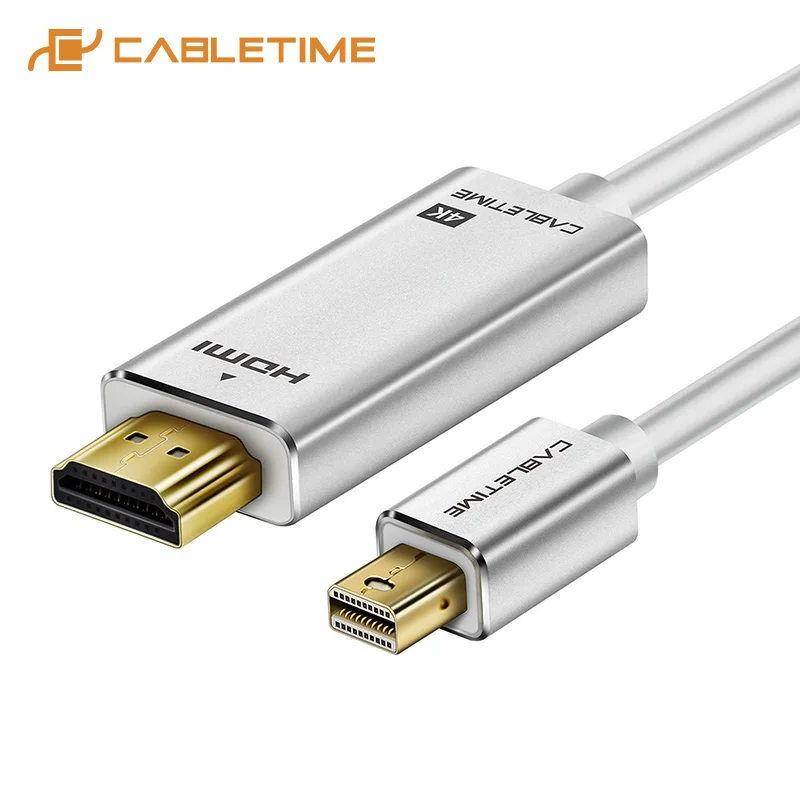 Кабель Thunderbolt Mini DisplayPort к HDMI кабель 4K DP к HDMI DP кабель для 1080P ТВ lenovo компьютер MacBook камера C089