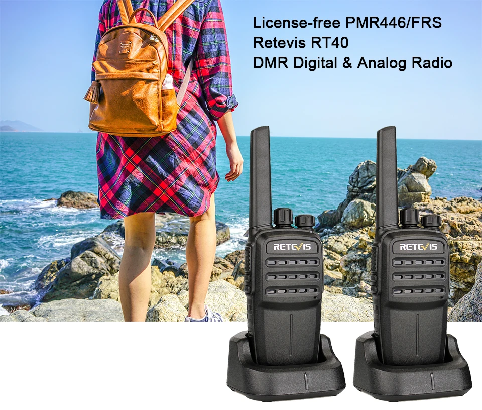 10 шт. Retevis RT40 DMR цифровая рация Tier I 0,5 W FRS/PMR446 цифровая/аналоговая рация Ham Radio Handheld Comunicador